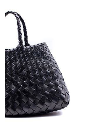 Black Santa Croce small tote bag DRAGON DIFFUSION | 8893BLACK